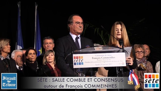 SETE - Salle comble et consensus autour de François COMMEINHES à l’occasion des vœux à la population
