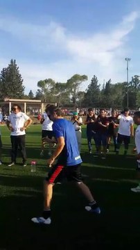 Pedro en desafío en fútbol solidario 2 - 23 de Enero