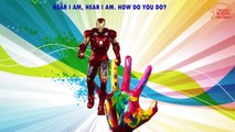 Avengers Cartoon Finger Family Nursery Rhyme | Hulk Iron Man Cartoon Animation Rhymes For Childrens