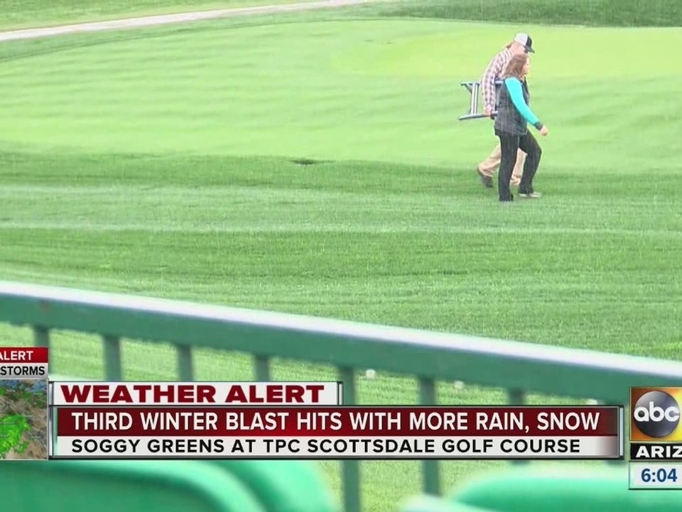 Rain at TPC Scottsdale not expected to be a problem for Waste Management Phoenix Open