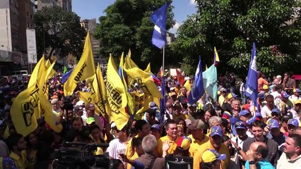 Oposición venezolana retomó la calle para exigir elecciones