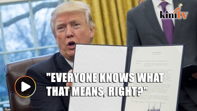 Donald Trump signs executive order withdrawing US from Trans-Pacific Partnership