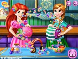 Beautiful Disney Princesses Ariel & Anna Pregnant BFFs Game Video Great Baby Games & Pregnant Moms