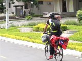Ciclista taiwanés planea recorrer el mundo pedaleando
