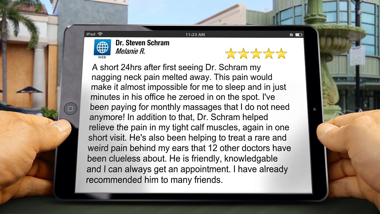 Dr. Steven Schram New York  Perfect Five Star Review by Melanie R.