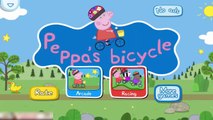 Peppa Pig familia andando de bicicleta - DISNEY TOY KIDS
