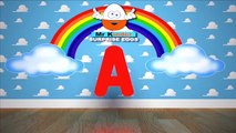 ABC ALPHABET Play Room 3D Animation Learning Colours With Mr Kinder Surprise for Kids & Toddlers