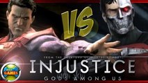 Superman vs. Cyborg Superman Injustice Gods Among PT BR