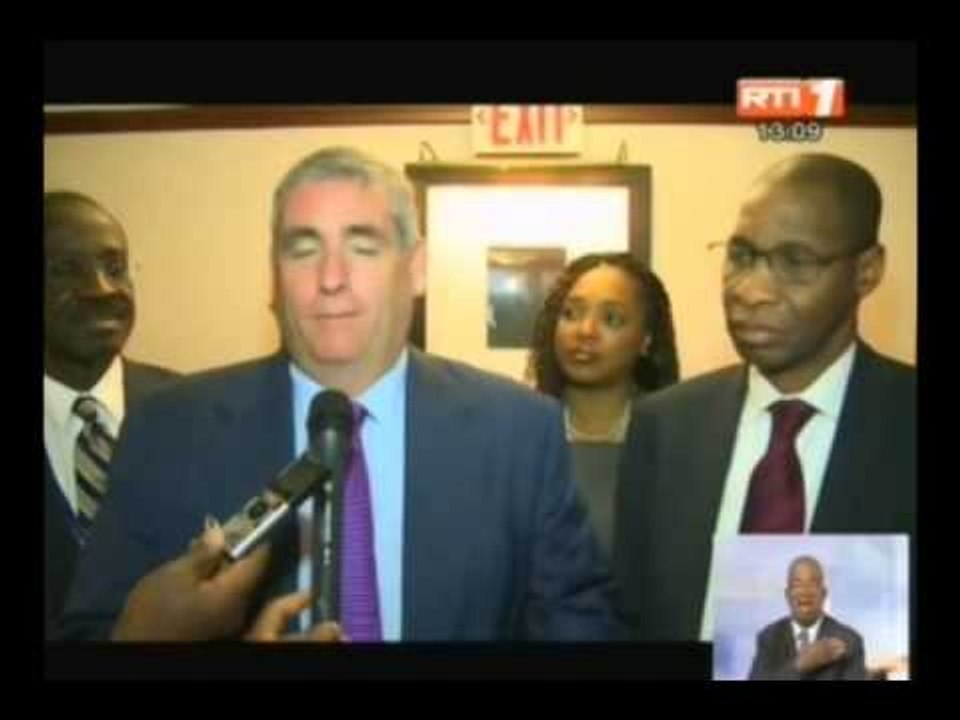 Le Premier Ministre Daniel Kablan Duncan, reçoi le DG DE Cantor Fitzgerald