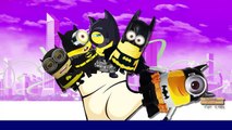Finger Family Rhymes Minions Batman Cartoons | Finger Family Nursery Rhymes For Children