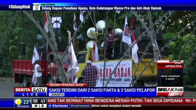 Sidang Ketujuh Ahok: Pemeriksaan Dua Saksi Fakta dan Tiga Saksi Pelapor