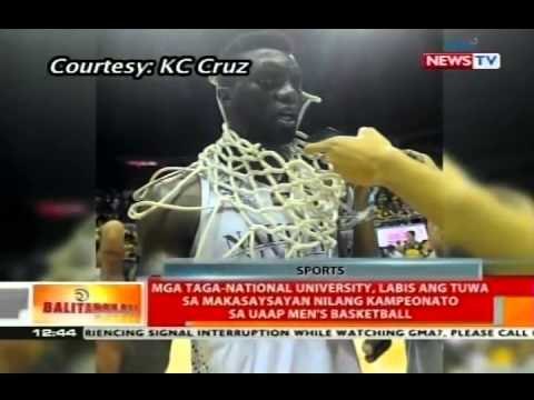 Mga taga-NU, labis ang tuwa sa makasaysayan nilang kampeonato sa UAAP Men's Basketball