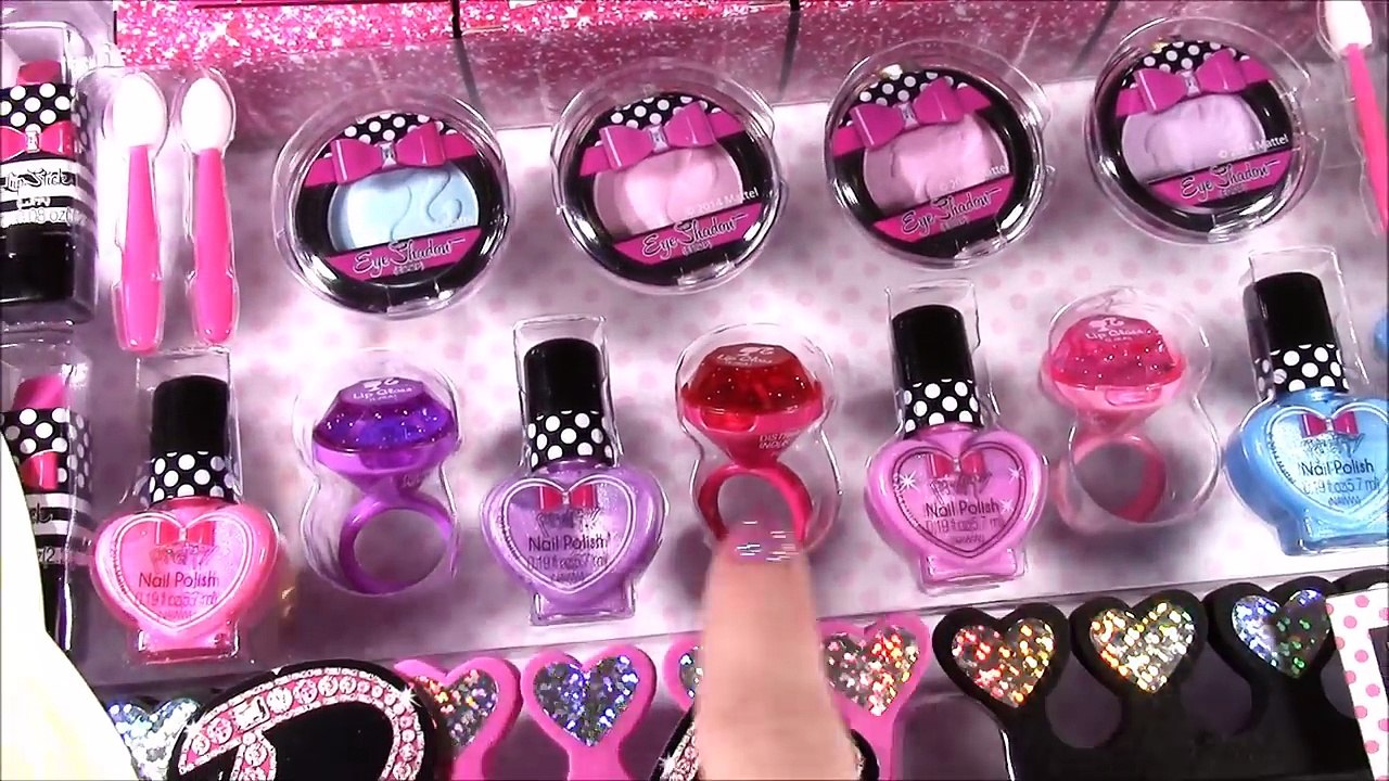 Barbie Fab Doll-Tastic Makeup Party SET! Lip Gloss Lipstick Nail Polish! PARTY Boxes! SHOPKINS