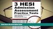Audiobook  3 HESI Admission Assessment Practice Tests: Three Practice Tests for the HESI Admission