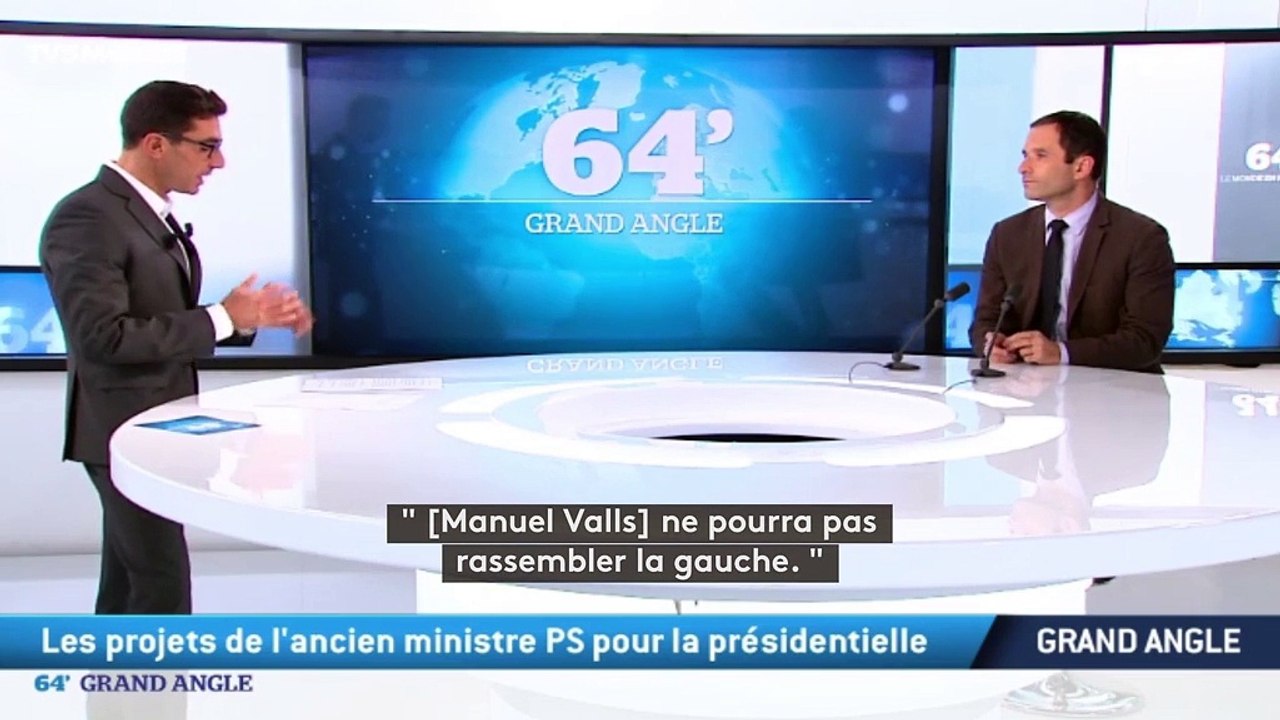 Manuel Valls, la cible préférée de Benoît Hamon