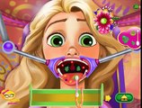 NEW Игры для детей—Disney Принцесса Рапунцель гигиена рта—мультик для девочек