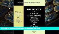 [PDF]  The Finance of Higher Education: Theory, Research, Policy and Practice  Pre Order