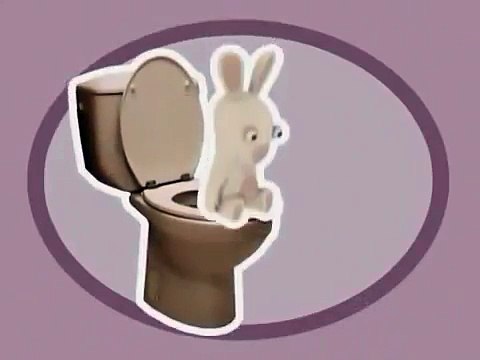 Смешной мультик .Бешеные кролики .Кролики не могут никого напугать