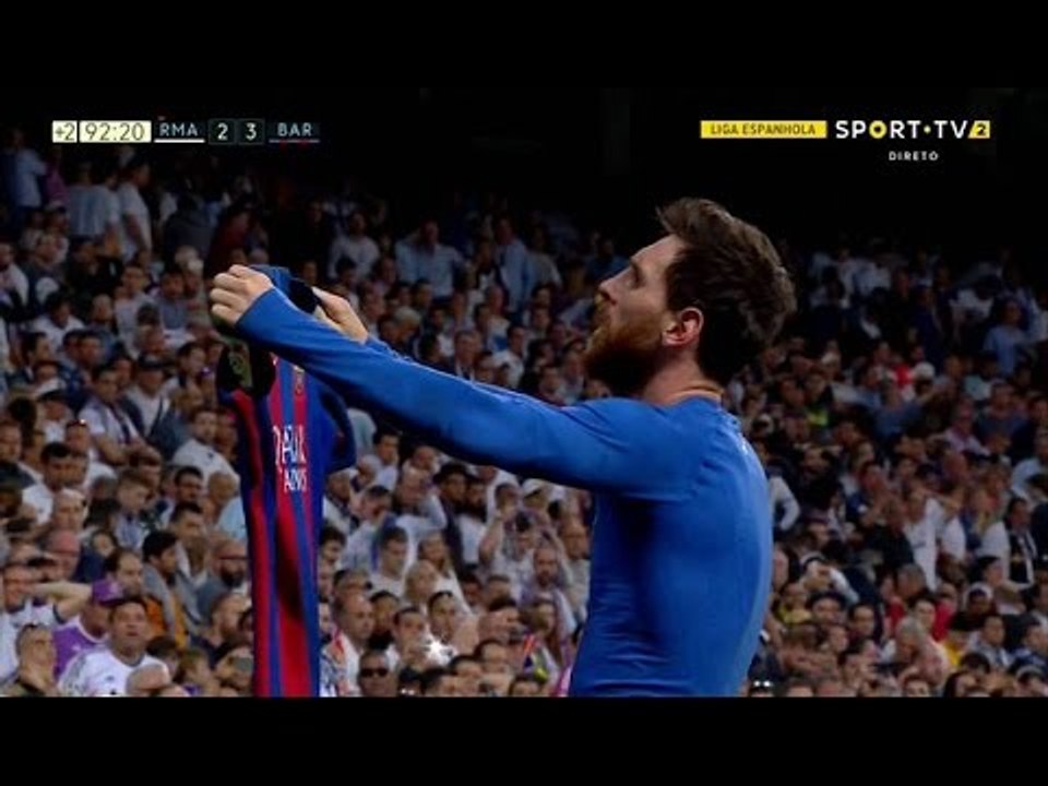 اهداف مباراة ريال مدريد وبرشلونة 2-3 كاملة تعليق فهد العتيبي - الدوري الاسباني 23-04-2017 HD