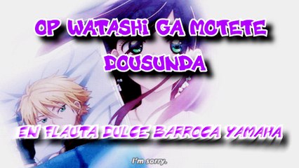 watashi ga motete dousunda FLAUTA DULCE cover (celtico♣)