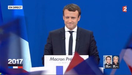 Emmanuel Macron : «Je souhaite, dans quinze jours, devenir votre président»