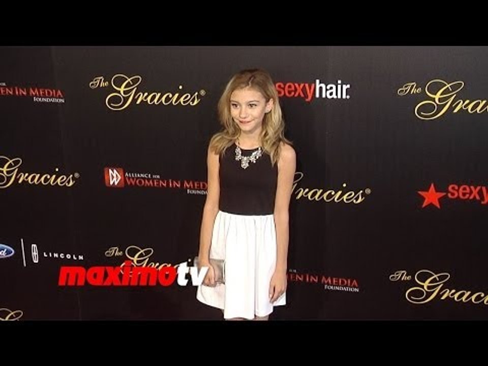 G. Hannelius | 2014 Gracie Awards | Red Carpet Fashion | The Gracies