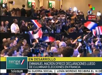 Agradece candidato francés Emmanuel Macron a quienes lo votaron
