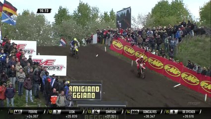 MXGP of Europe Arminas Jasikonis passes Tim Gajser