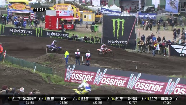 MXGP of Europe Jeffrey Herlings passes Romain Febvre and Gajser