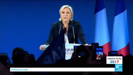 Marine Le Pen: "The first step to lead the French people to the Élysée Palace has been achieved!"