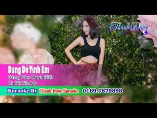 [ Karaoke ] Dang Dở Tình Em ( Beat Phối ) - Yến Vy By Thành Được