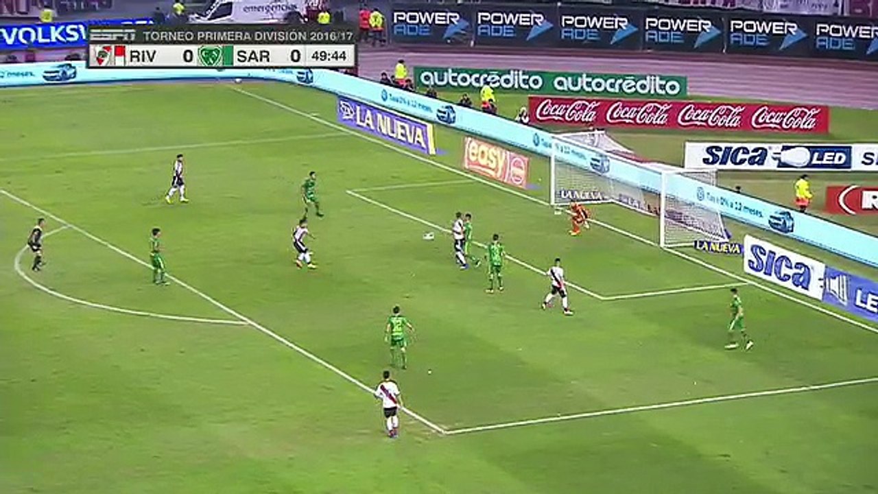 Primera Division: River Plate 1 - Sarmiento 0 (Driussi)