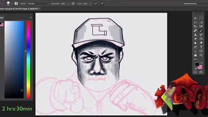 LUISITO REY | Speed Drawing | Miret Mendoza