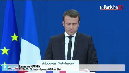 Présidentielle 2017 :  Emmanuel Macron fait applaudir ses adversaires