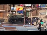 Shocking video: Indian Army's truck attacked with stones