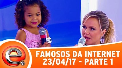 Programa Eliana (17/07/16) - Famosos da Internet - Parte 1