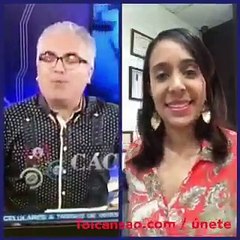 ¡Madre Mía! Una mujer Se come Vivo a Roberto Cavada y revelan que su programa es pagado por el Gobierno del PLD. Observa