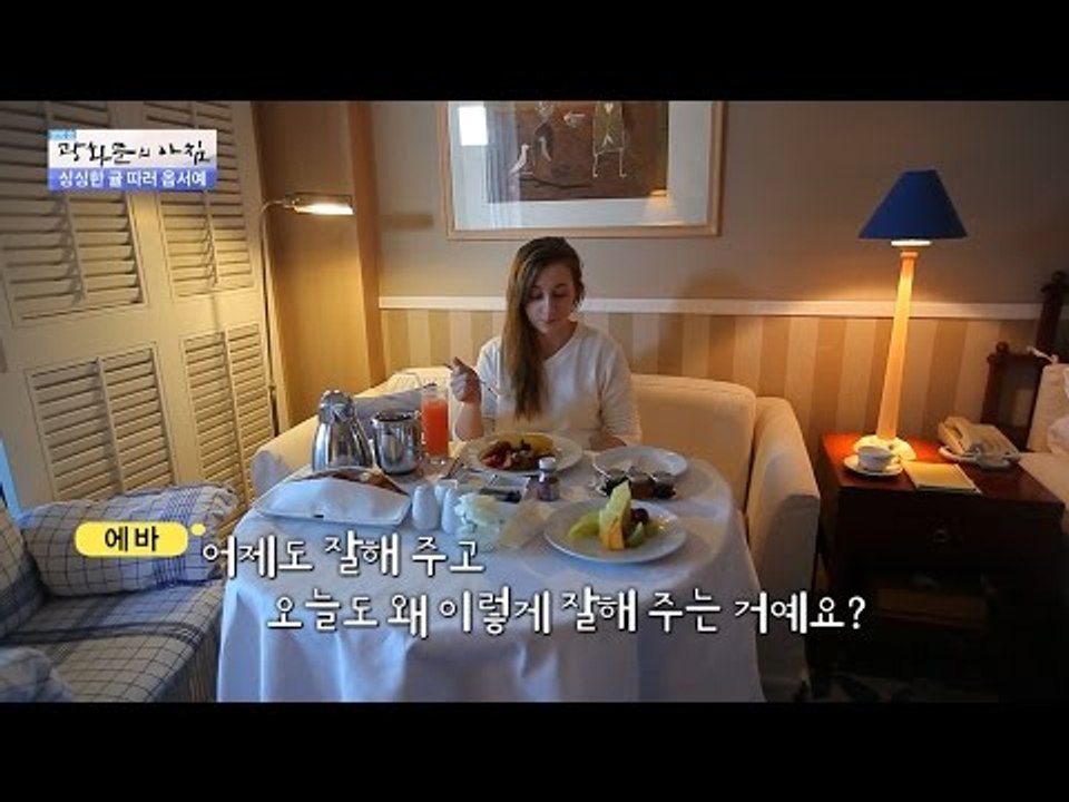 제주도에서 맞이한 에바의 호화로운 아침! [광화문의 아침] 380회 20161215
