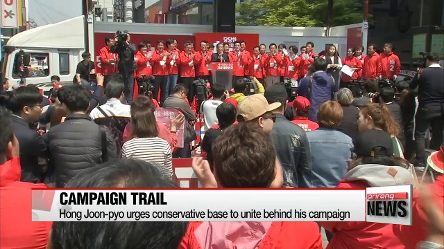 Hong Joon-pyo, Yoo Seung-min and Sim Sang-jeong complete first week of campaign trail