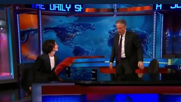 Anne Hathaway on The Daily Show With Jon Stewart / Funny Interview / 1/21/2015