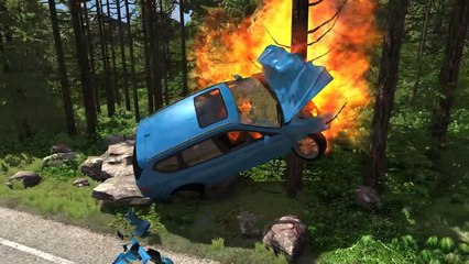 BeamNG drive - Street Racing Crashes