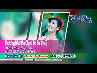 [ Karaoke ] Đài Loan Thương Nhớ Mẹ Cha ( Đa Tạ Chế ) - Tuấn Cường By Thành Được