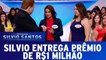 Silvio Santos entrega prêmio de R$ 1 milhão | Programa Silvio Santos (23/04/17)