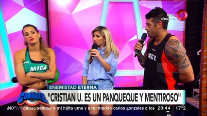 Mica Viciconte hace enojar a Cristian U