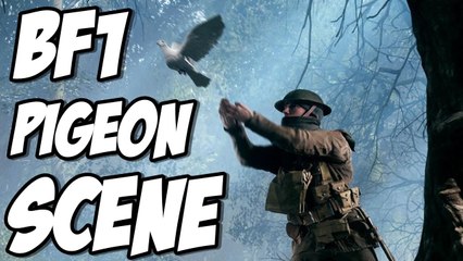 Battlefield 1 Pigeon Gameplay - Most Speechless Scene Ever