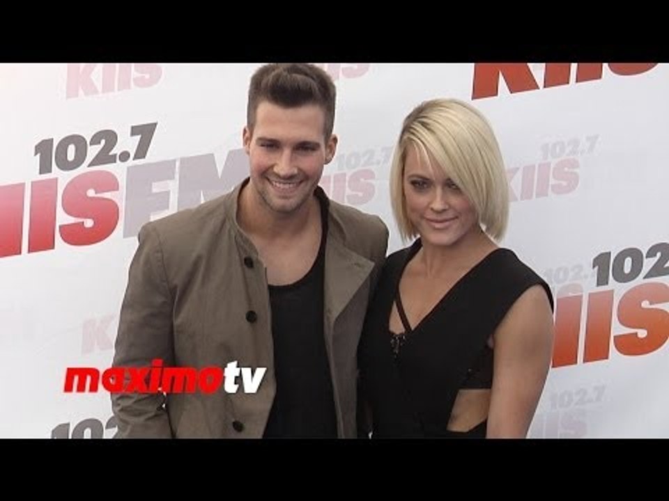 James Maslow & Peta Murgatroyd KIIS FM's Wango Tango 2014 Blue Carpet Arrivals