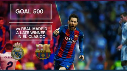 Download Video: Messi reaches 500 goals for Barcelona