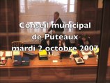 Conseil de Puteaux, mardi 2 octobre 2007