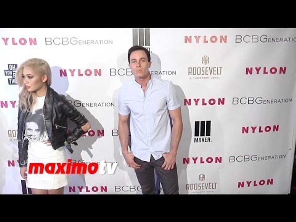 Ryan Kelley NYLON & BCBGeneration Young Hollywood Party Red Carpet