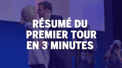 Premier tour de la présidentielle 2017 : le résumé en images d’une soirée historique